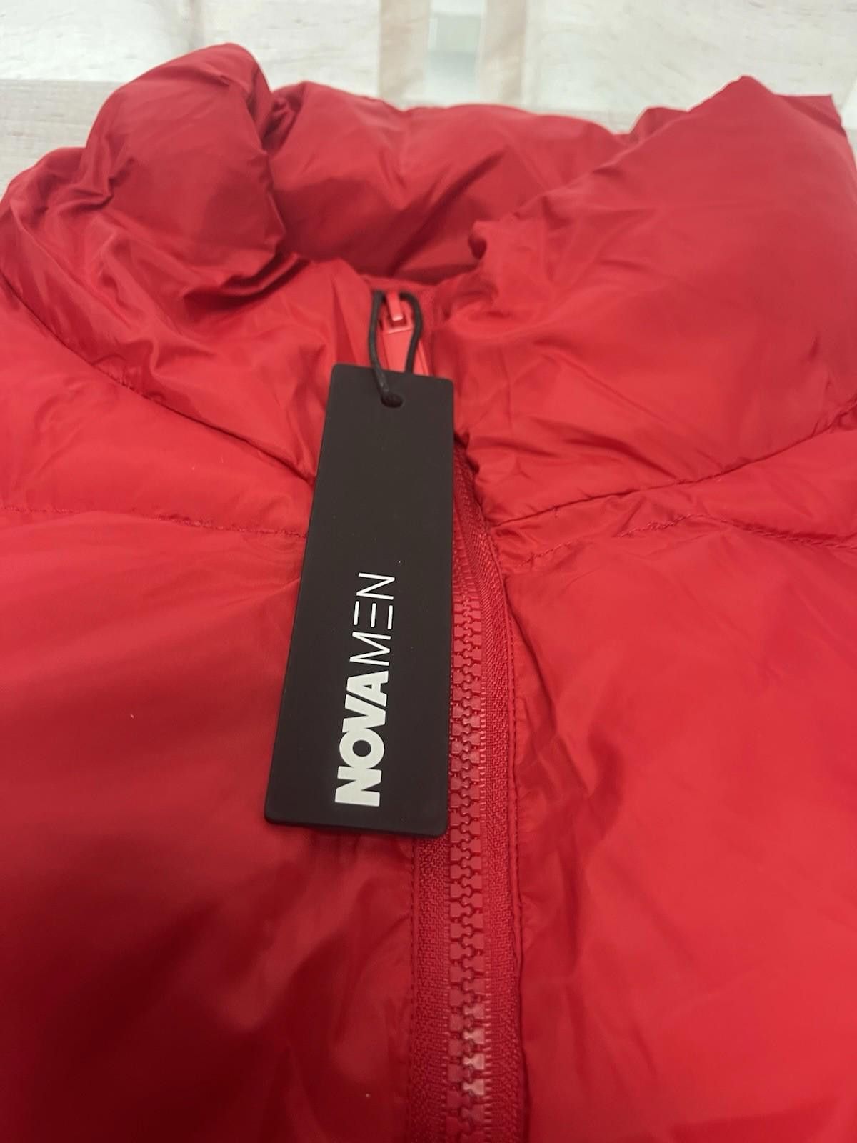 Noah Fashion Nova Men Light Beige Full Zip Puffer Jacket Size L Size US L / EU 52-54 / 3 - 3 Thumbnail