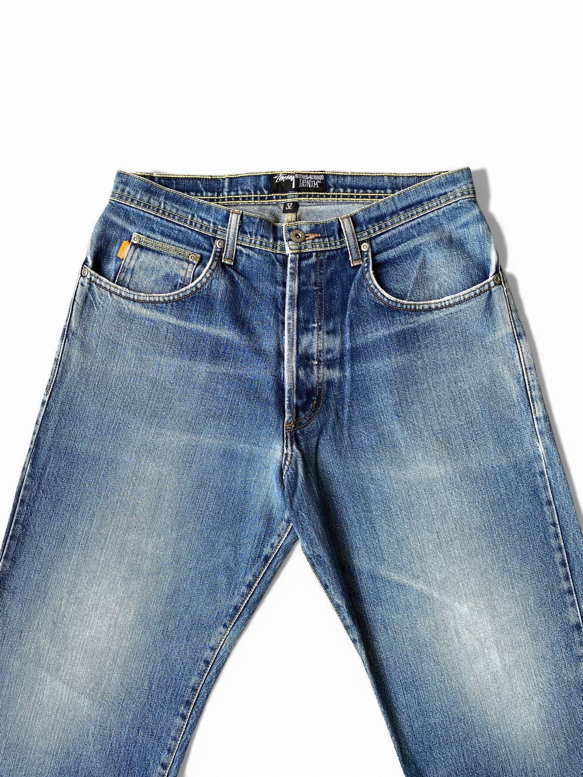Stussy Vintage stussy Distressed Rough and rugged workgear Jeans Size US 32 / EU 48 - 9 Thumbnail