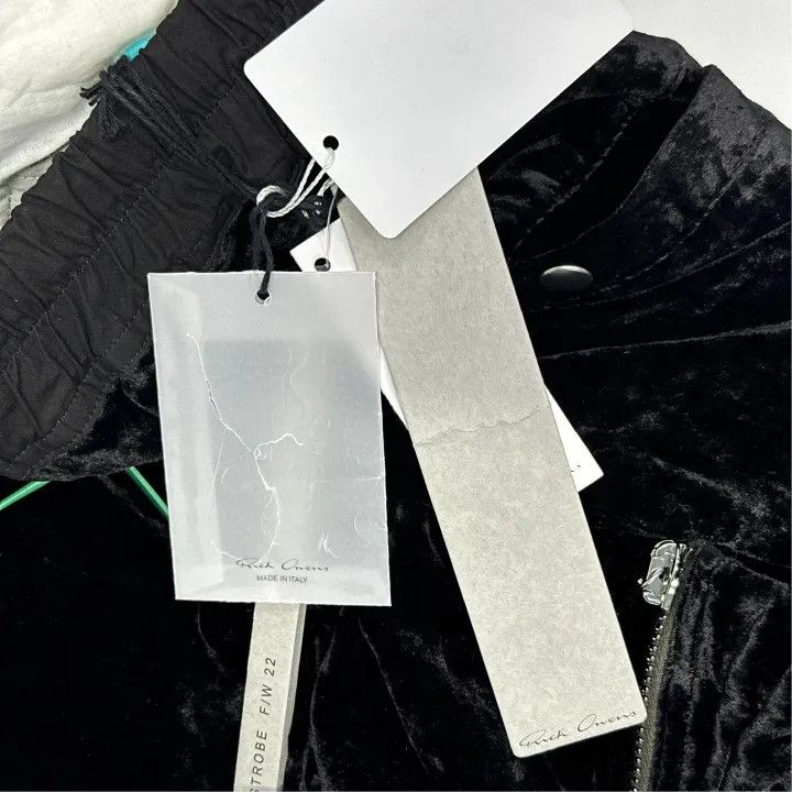 Rick Owens Rick Owens FW22 Black Zip Sweatpants Men's Size US 34 / EU 50 - 3 Thumbnail