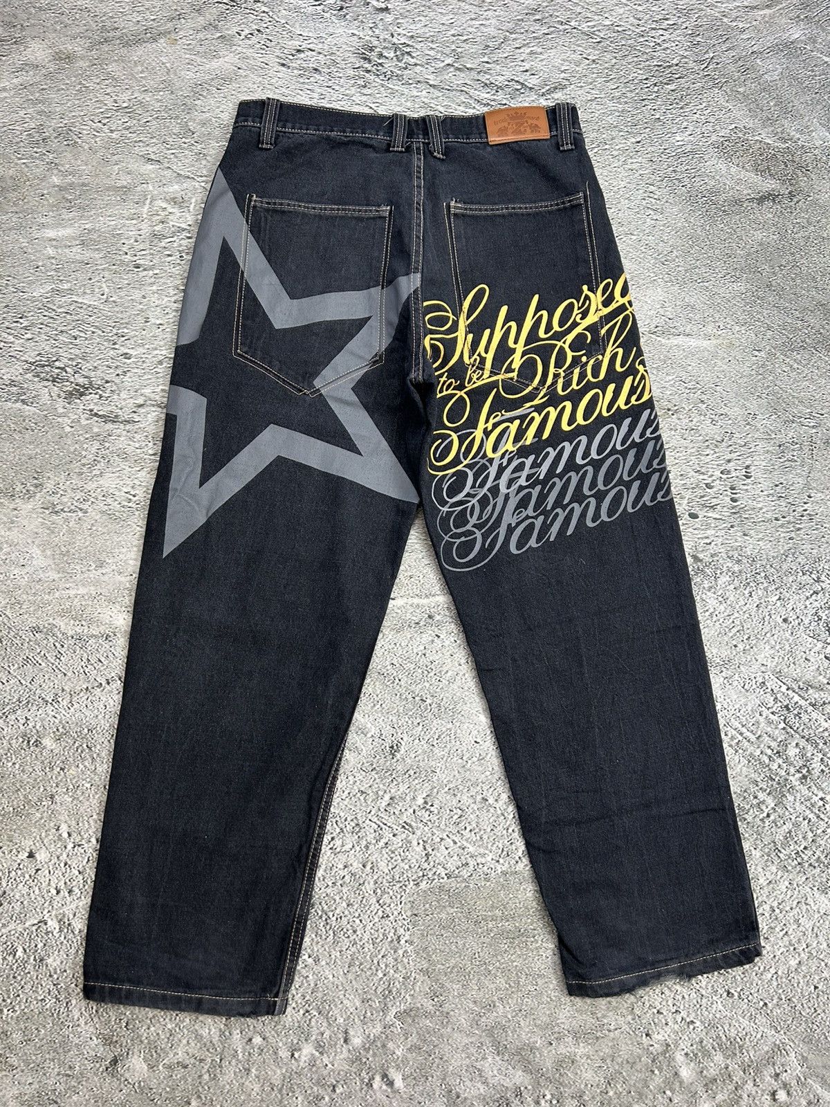 Japanese Brand × Vintage Townz Clothing Baggy Jeans Japanese Brand Vintage Size US 34 / EU 50 - 1 Thumbnail