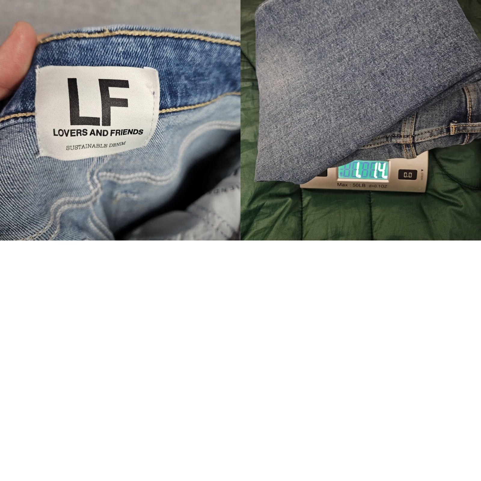 Vintage Lovers + Friends Jeans Size 24 High Rise Stretch Skinny Distressed Blue Denim Women's Size 42" / US 20 - 9 Thumbnail