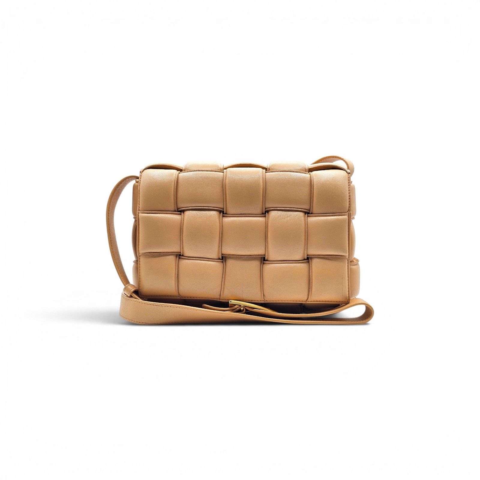 Bottega Veneta Padded Cassette Crossbody Bag Brown Size ONE SIZE - 1 Thumbnail