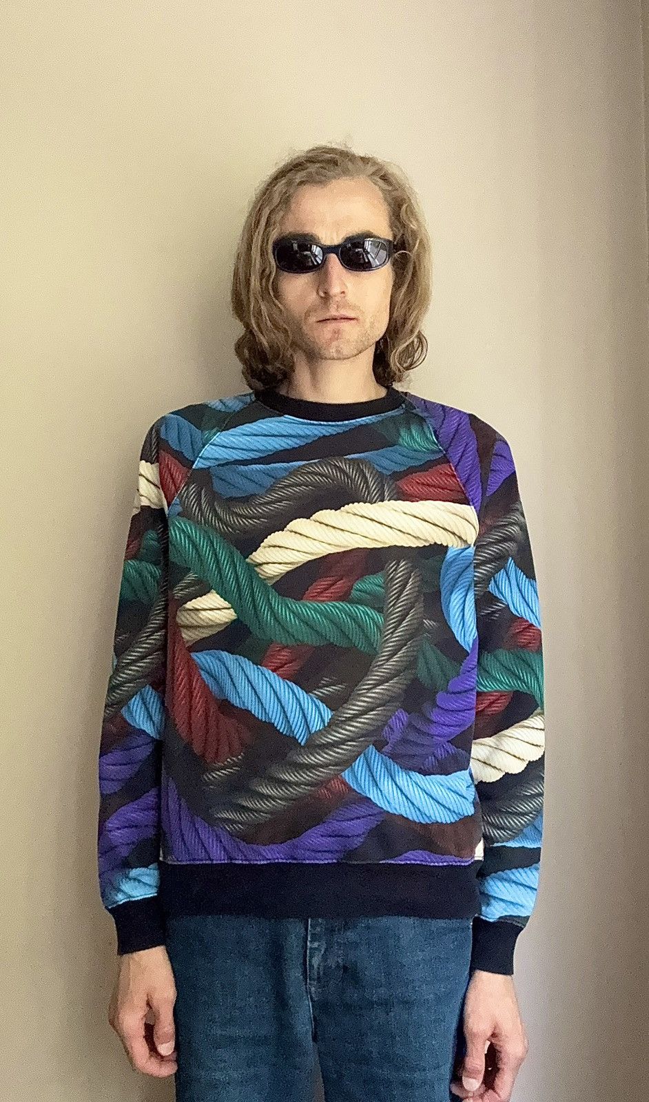 Christopher Kane Christopher Kane Trompe-l'œil Magnified Yarn Print Sweater Size US M / EU 48-50 / 2 - 3 Thumbnail