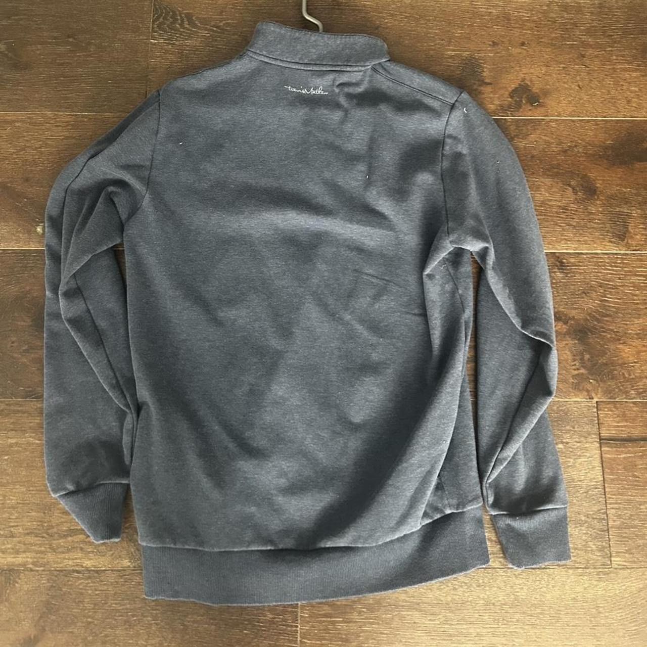 TravisMathew Minimal Half-Zip Pullover – Slate Blue Mock Neck Mens Size L Size US M / EU 48-50 / 2 - 2 Thumbnail