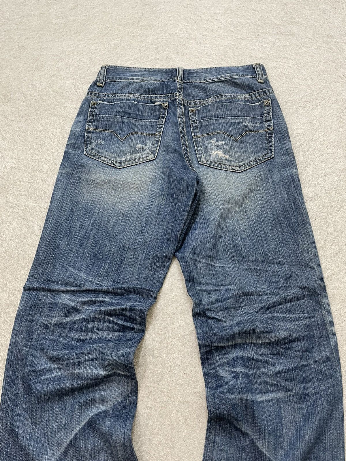 Japanese Brand 2000s Japan Brand Distressed Denim Stonewash Y2K Hysteric Size US 31 - 8 Thumbnail