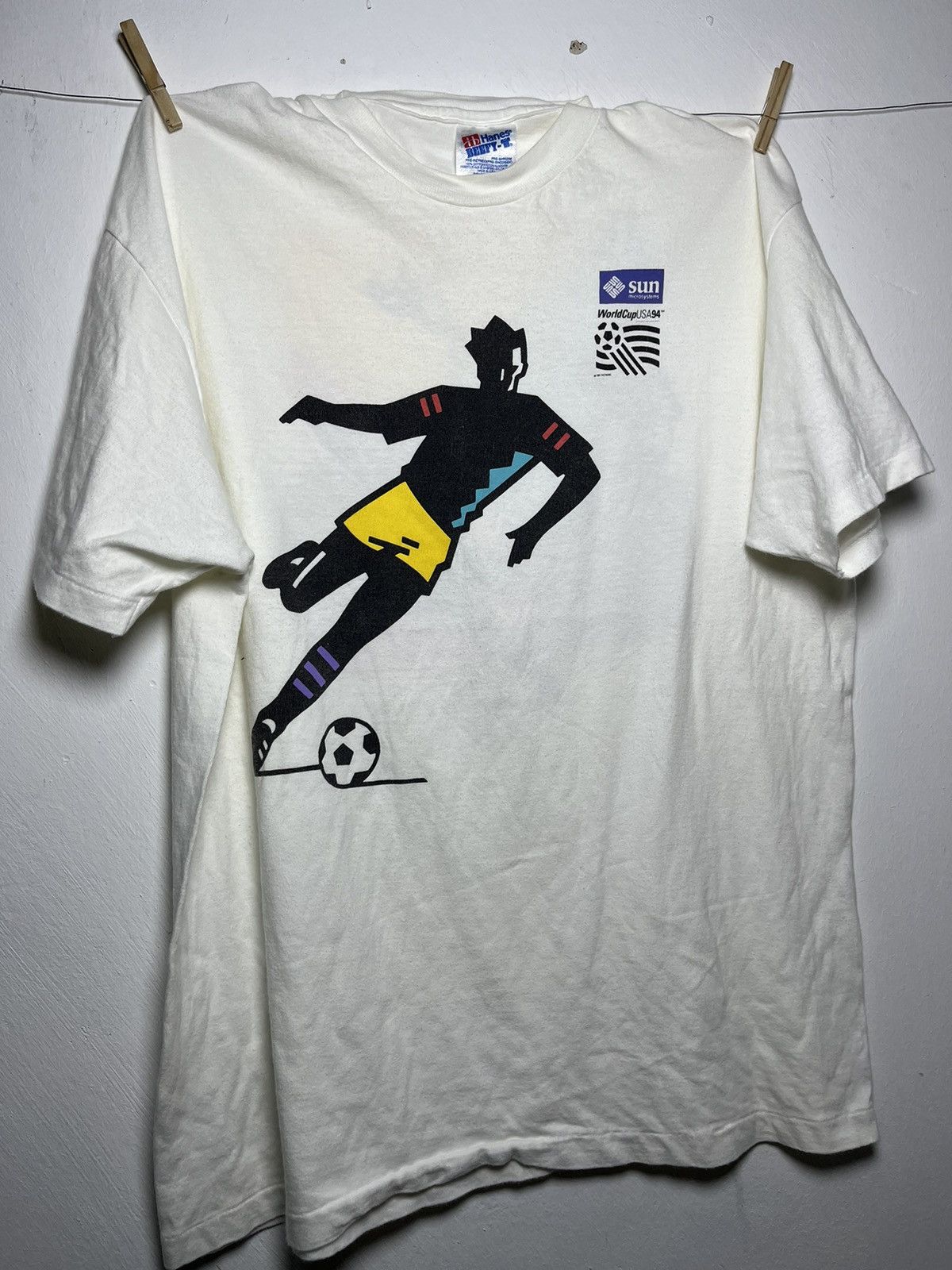 Vintage ⚽️ Vintage FIFA World Cup Tee – Classic Football Vibes! Size US L / EU 52-54 / 3 - 1 Thumbnail