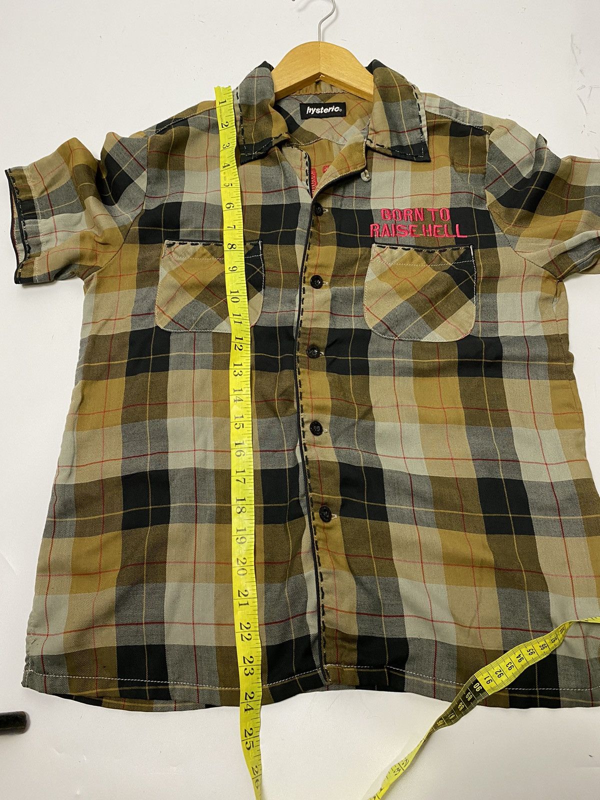 Hysteric Glamour × If Six Was Nine × Japanese Brand 💥best💥 Hysteric glamour plaid shirt embroidery Size US M / EU 48-50 / 2 - 9 Thumbnail