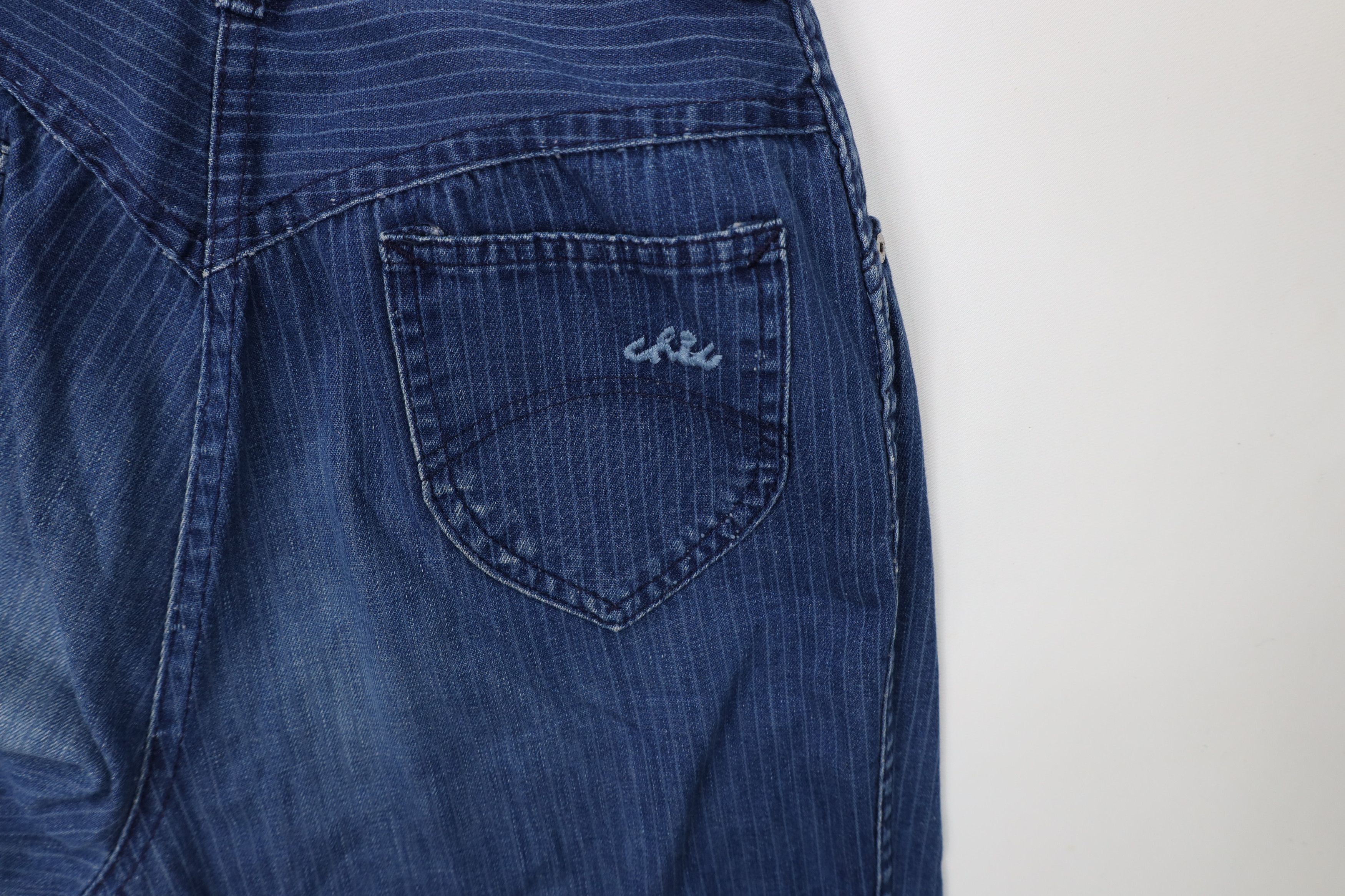 Vintage Vintage 80s 90s Streetwear Striped Straight Leg Jeans USA Size 36" / US 14 / IT 50 - 14 Thumbnail
