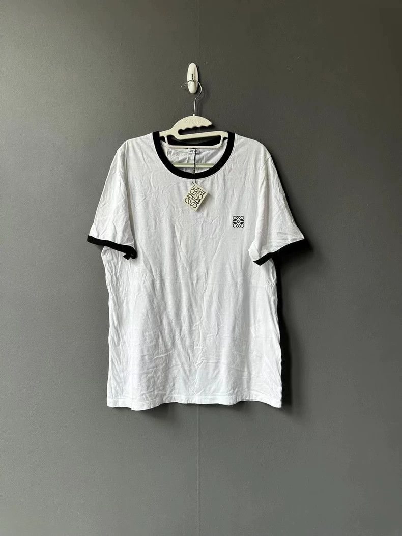 Loewe loewe Black and white embroidered logo short sleeve 2506-Ne Size US XXL / EU 58 / 5 - 1 Thumbnail