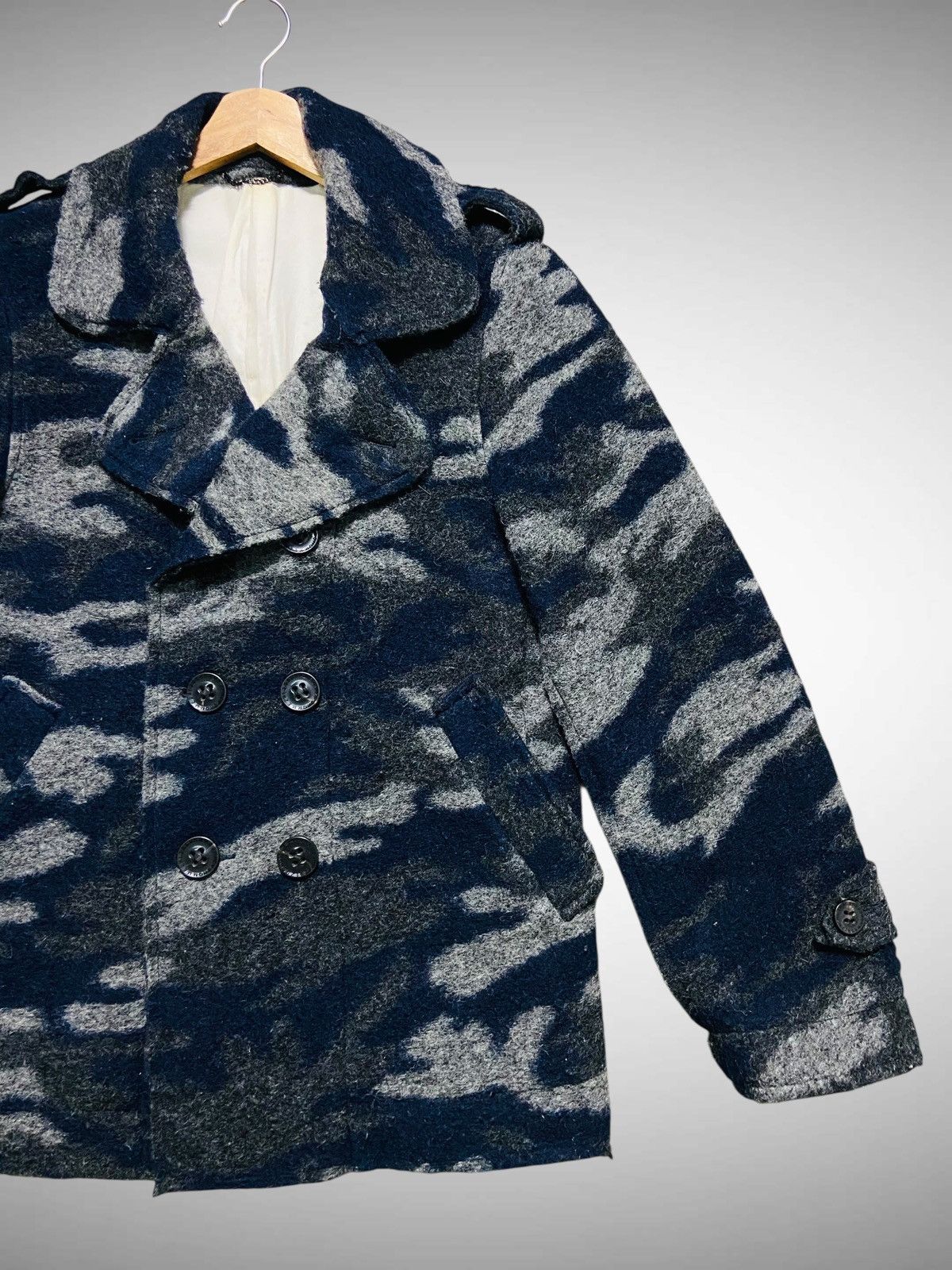 291295=Homme 291295 = Homme Double Breasted Wool Jacket Size US M / EU 48-50 / 2 - 5 Thumbnail