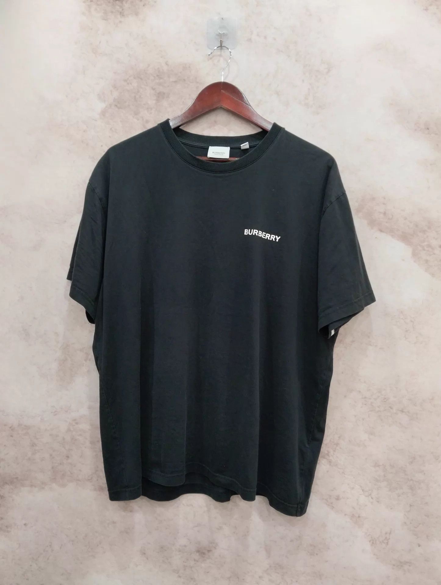 Burberry Black Short Sleeve T-Shirt Size US M / EU 48-50 / 2 - 1 Thumbnail