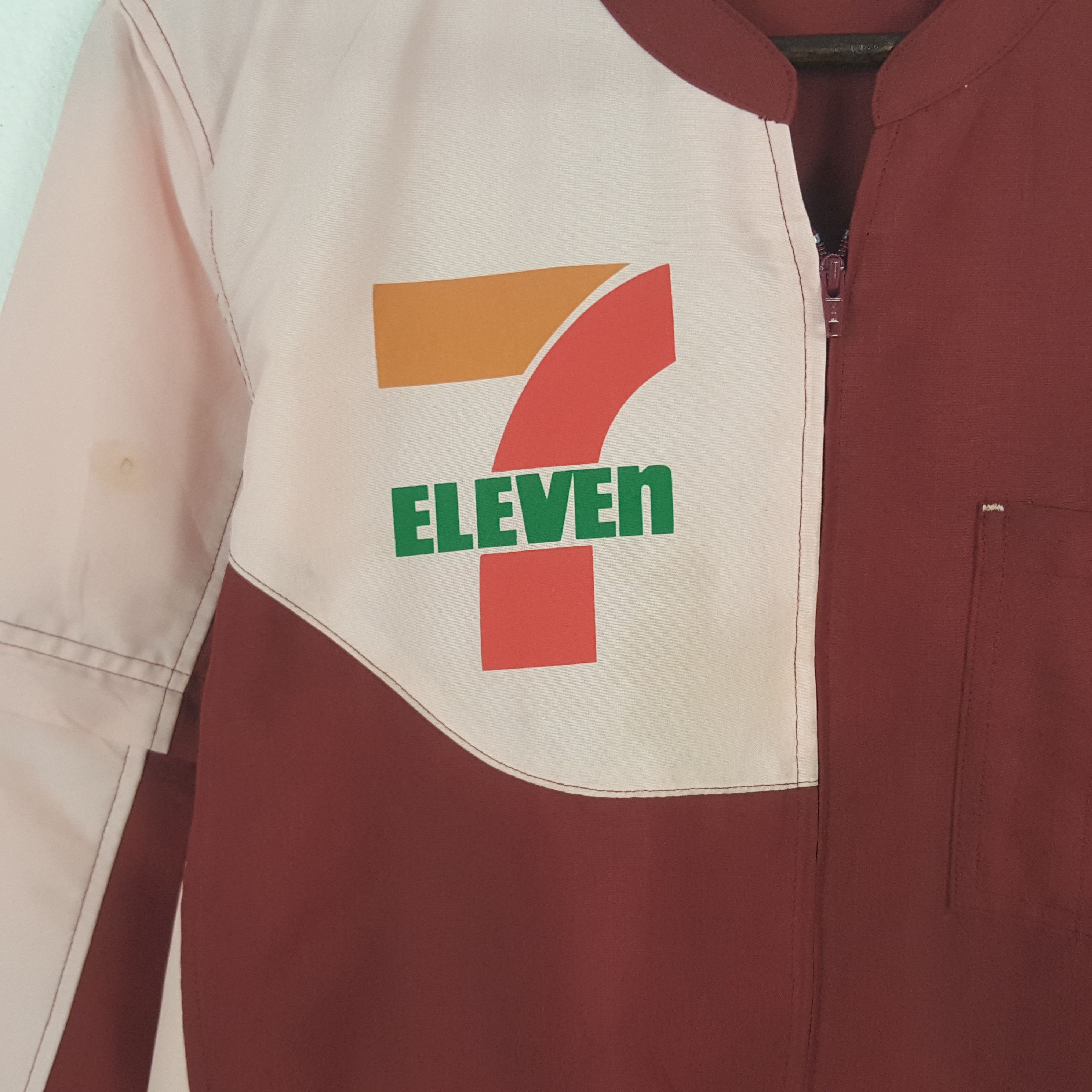 Japanese Brand × Vintage Vintage 7 Eleven Big Logo Worker Uniform Jacket C285N2 Size US S / EU 44-46 / 1 - 4 Thumbnail