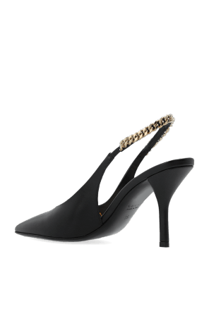 Gucci oc11z0126 Gucci Signoria Slingback Pumps in Black Size US 10.5 / IT 40.5 - 5 Thumbnail