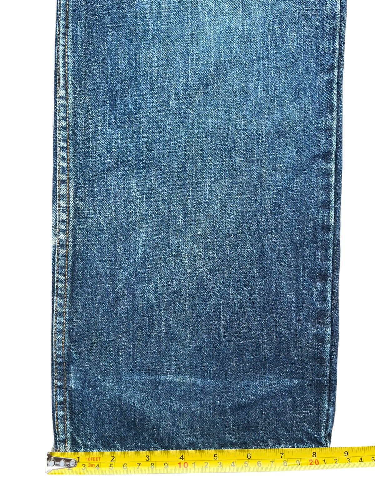 Japanese Brand × Johnbull Vintage Y2K Grunge Distressed Blue Faded Washed Loose Jeans Size US 34 / EU 50 - 14 Thumbnail