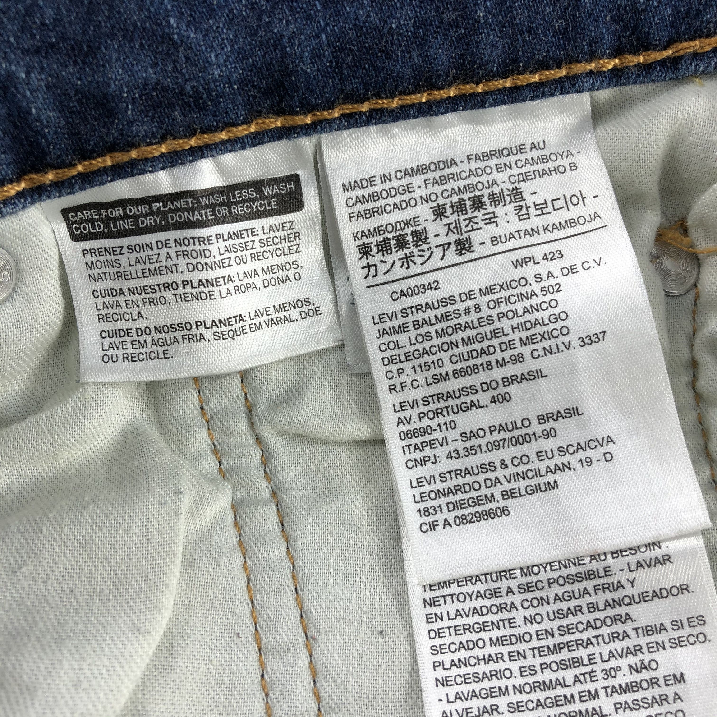 Levi's × Vintage Vintage Blue Wash Levis 513 Jeans-JM2748 Size US 34 / EU 50 - 10 Thumbnail