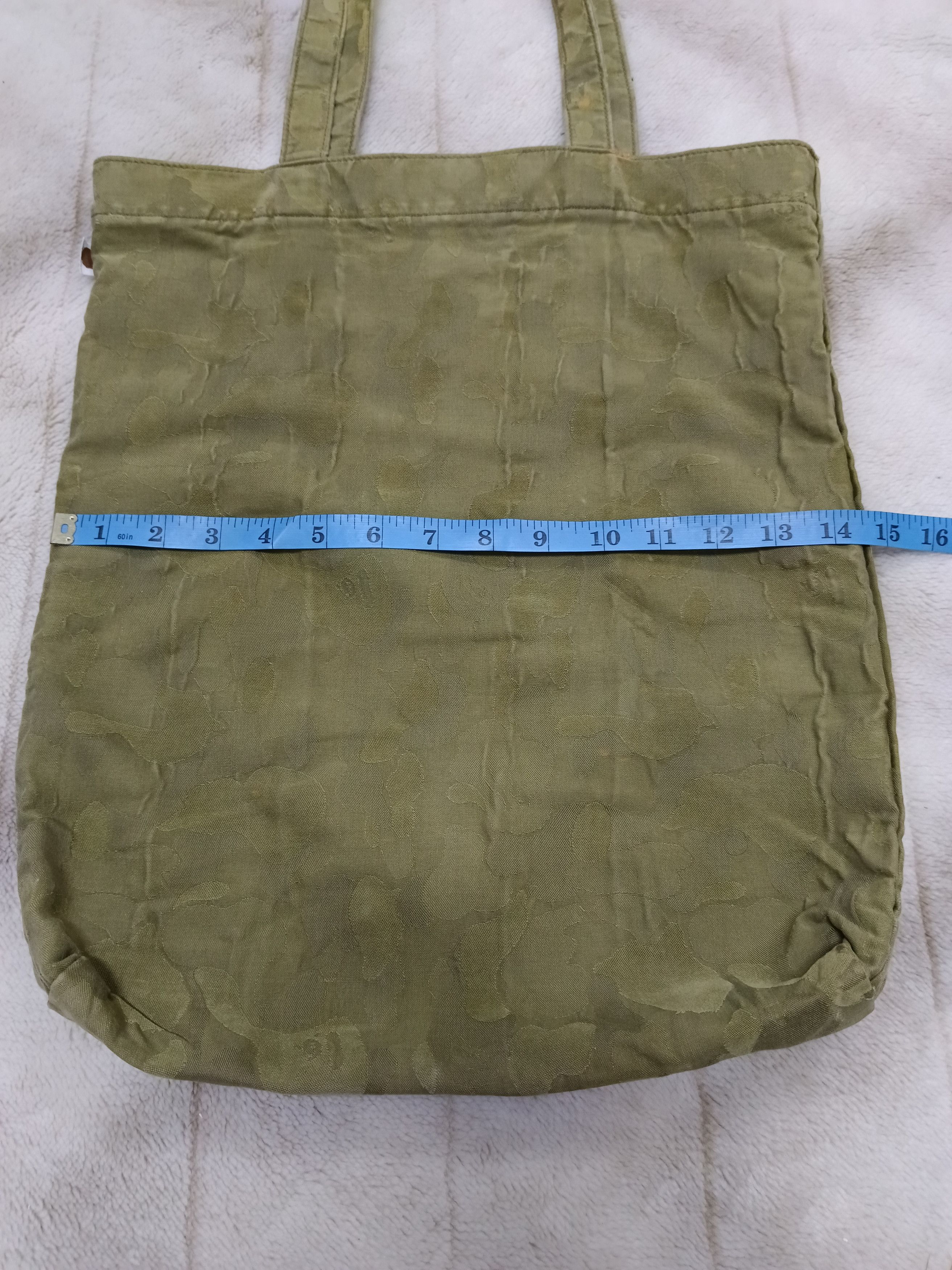 Bape BAPE's "1st Camo" pattern OLIVE GREEN TOTE Size ONE SIZE - 8 Thumbnail