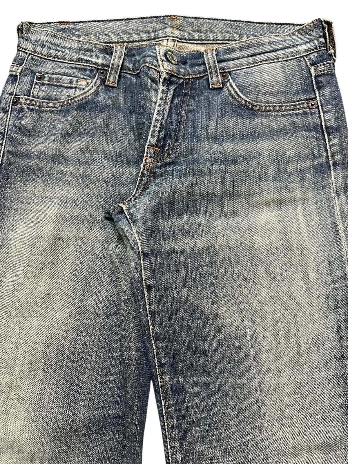 Other Vintage Japanese Brand Blue Faded Wash Style Flare Jeans Size US 28 / EU 44 - 4 Thumbnail