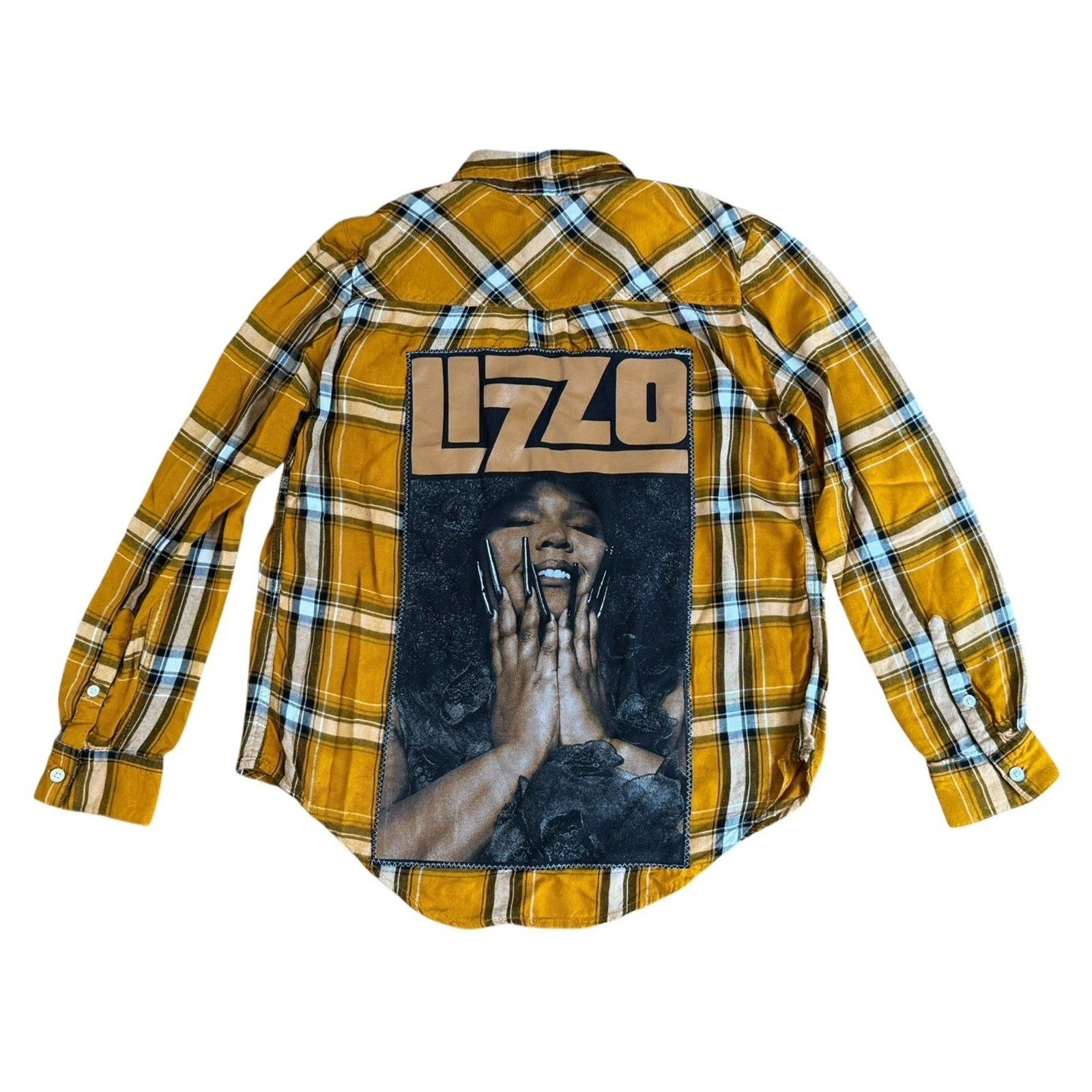 Other LIZZO Plaid Flannel Rap Hip Hop Plaid Flannel Shirt Blouse Size S / US 4 / IT 40 - 6 Thumbnail