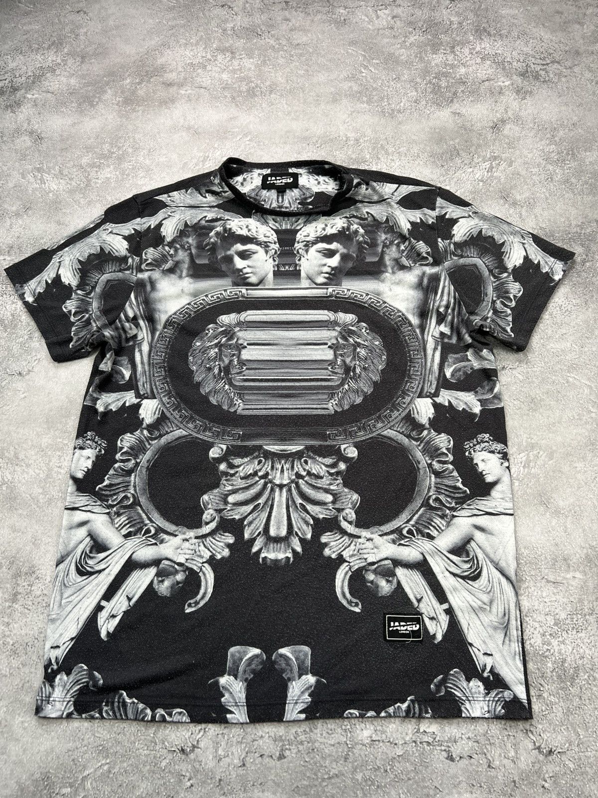 Jaded London Jaded London Grey T Shirt Rare Tee Mens Rome Italia Size US M / EU 48-50 / 2 - 1 Thumbnail