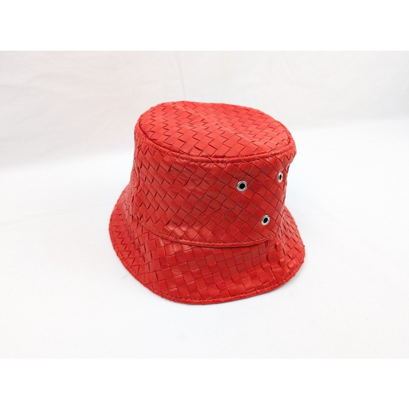 Bottega Veneta o1rshd1 Size: M / Nappa Intreccio Hat / Cap in Poppy Size ONE SIZE - 8 Thumbnail