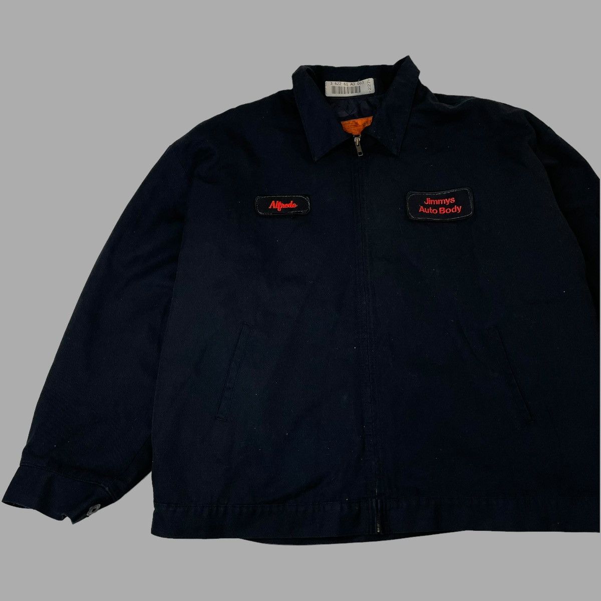 Vintage Vintage 90s zip up work jacket Size US XL / EU 56 / 4 - 2 Thumbnail