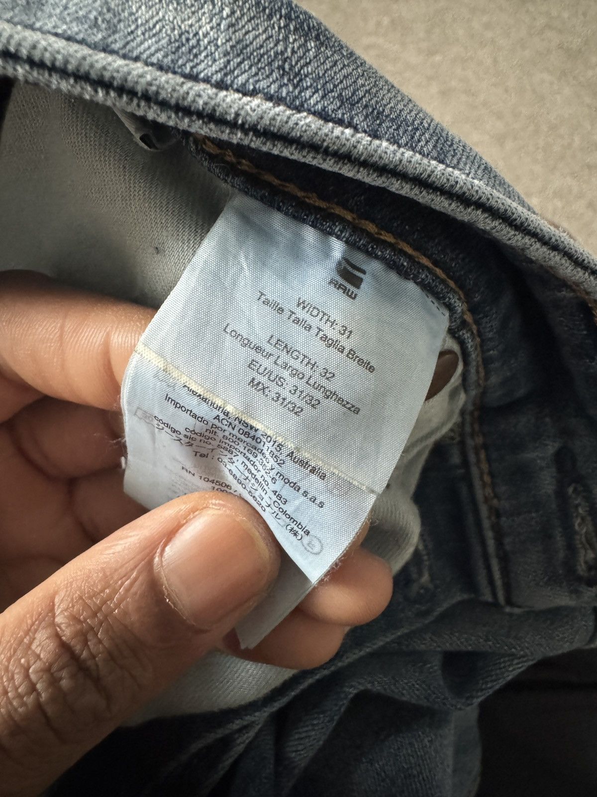 G-Star G-Star 5620 3D Slim Jeans Size US 31 - 3 Thumbnail