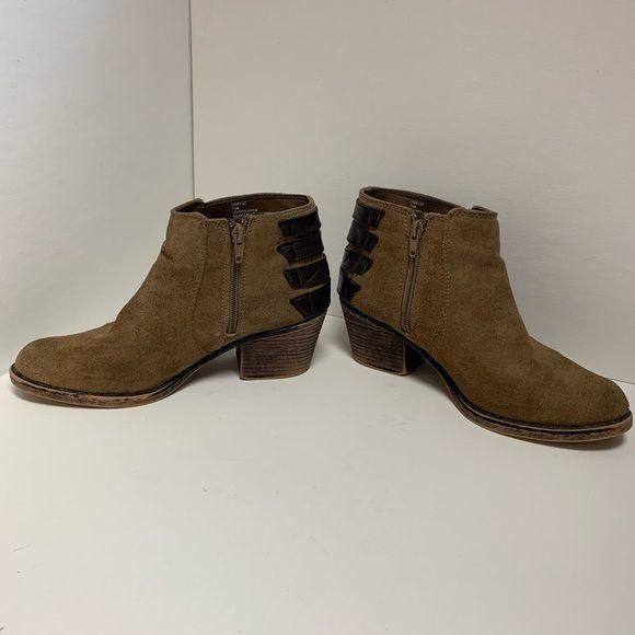 Other Coach and Four Tan Suede Leather Buckle Bootie Size US 7.5 / IT 37.5 - 6 Thumbnail