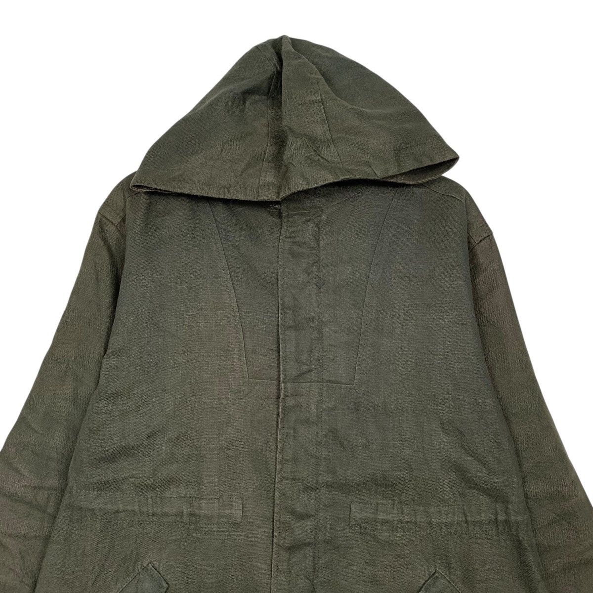 Japanese Brand Chambre De Nimes Hooded Military Parka Size M / US 6-8 / IT 42-44 - 2 Thumbnail