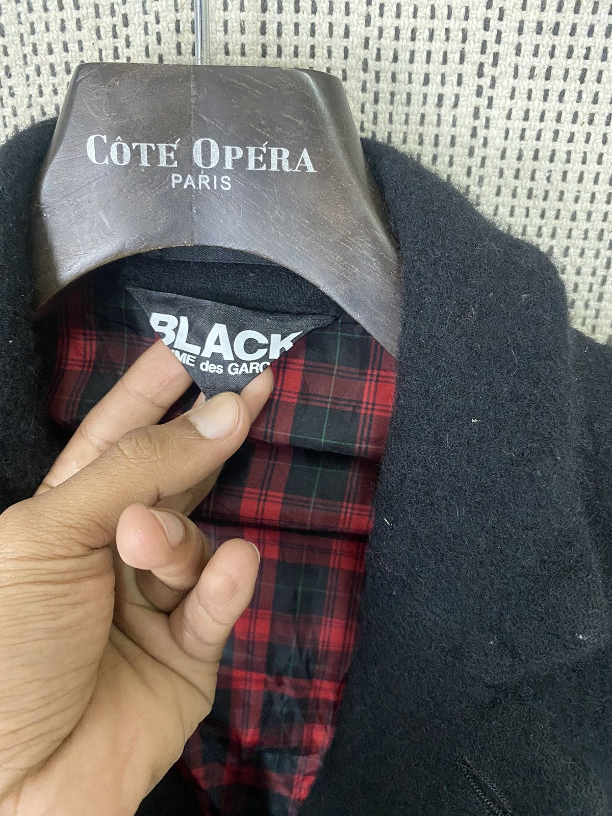 CDG by Comme des Garcons × Comme des Garcons × Comme des Garcons Black Comme des Garcons,Blazer Material: 90% wool 10% nylon, Japan Size US S / EU 44-46 / 1 - 12 Thumbnail