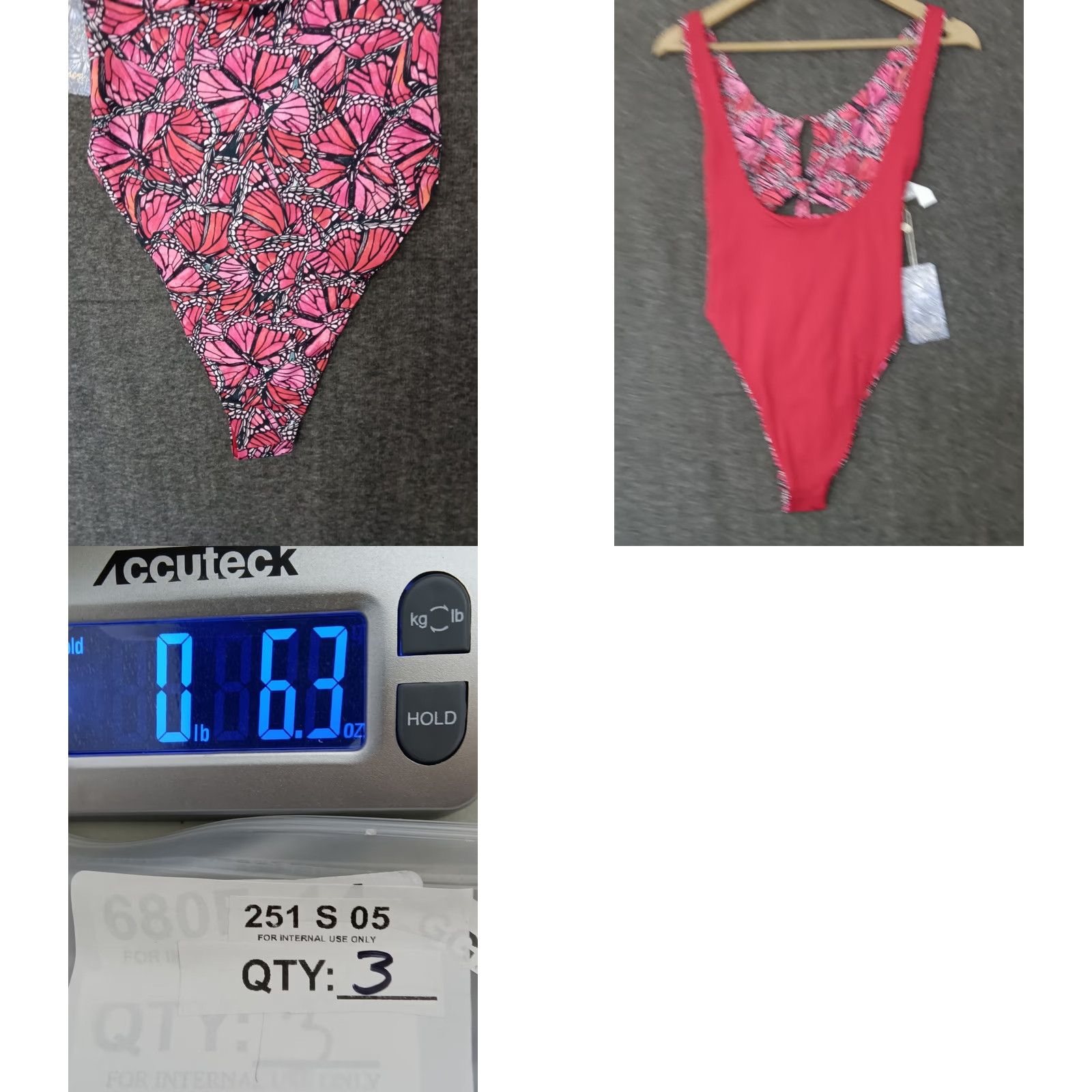 Triangl Toluca Papillon One Piece Swimsuit S Women Beach Solid Nylon Spandex Size ONE SIZE - 8 Thumbnail
