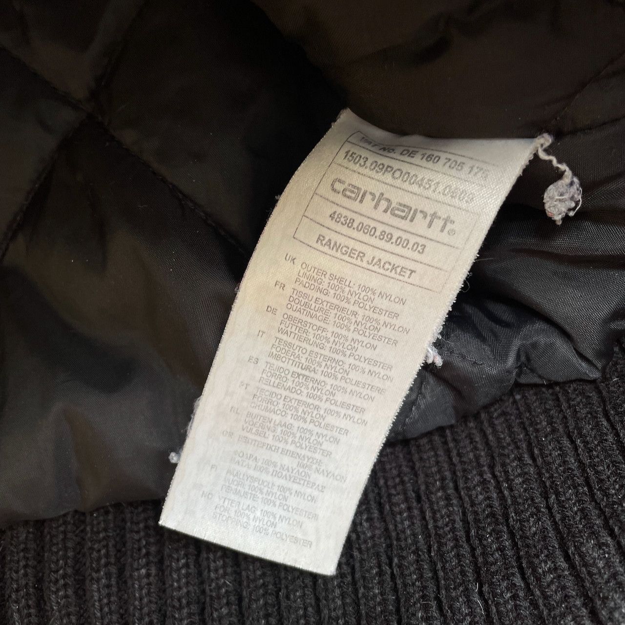 Carhartt Vintage Carhartt Black Hooded Jacket – Heavy Canvas Workwear Size US L / EU 52-54 / 3 - 12 Thumbnail
