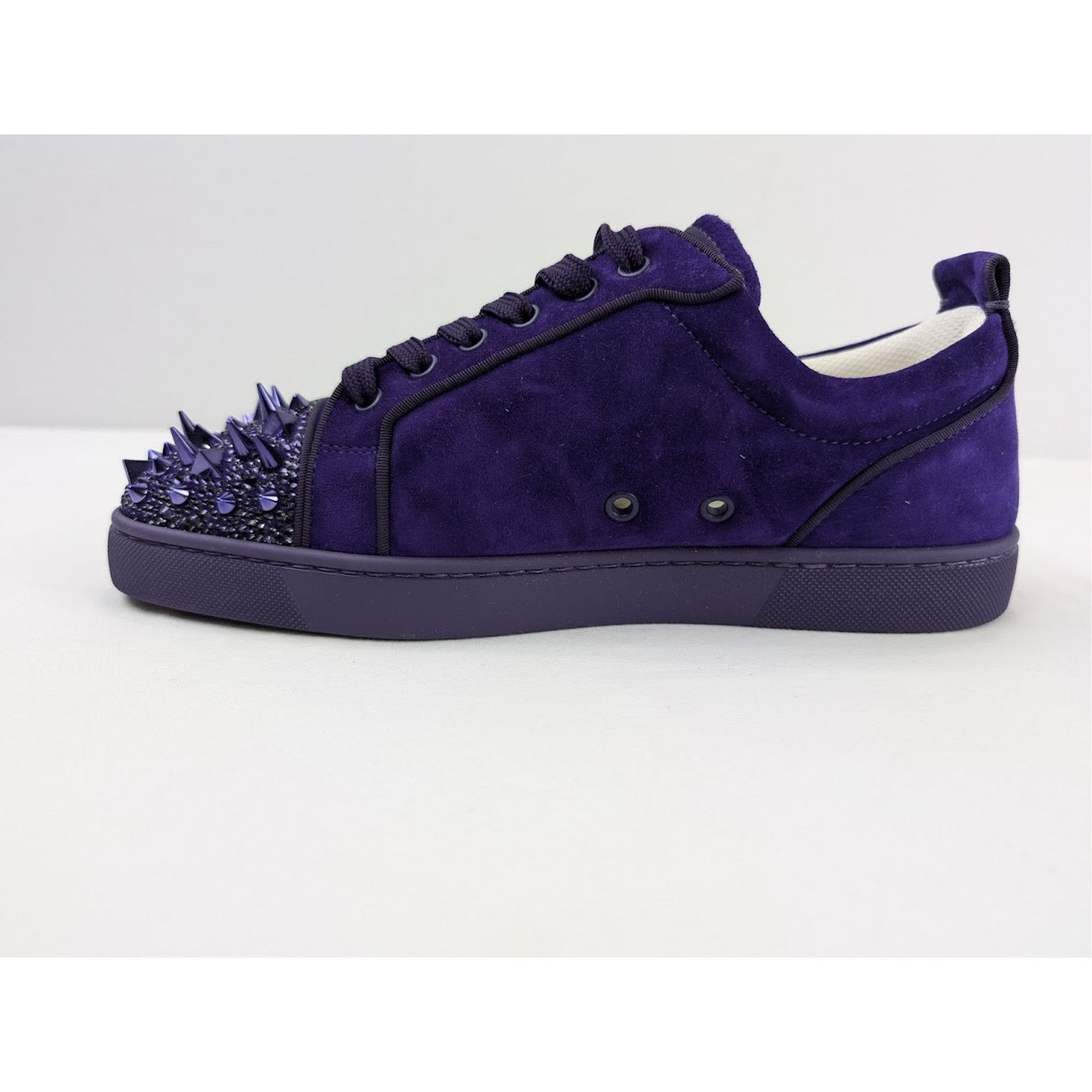 Christian Louboutin o1rshd1 Junior Pik Strass Sneakers in Blue Size US 10 / EU 43 - 14 Thumbnail