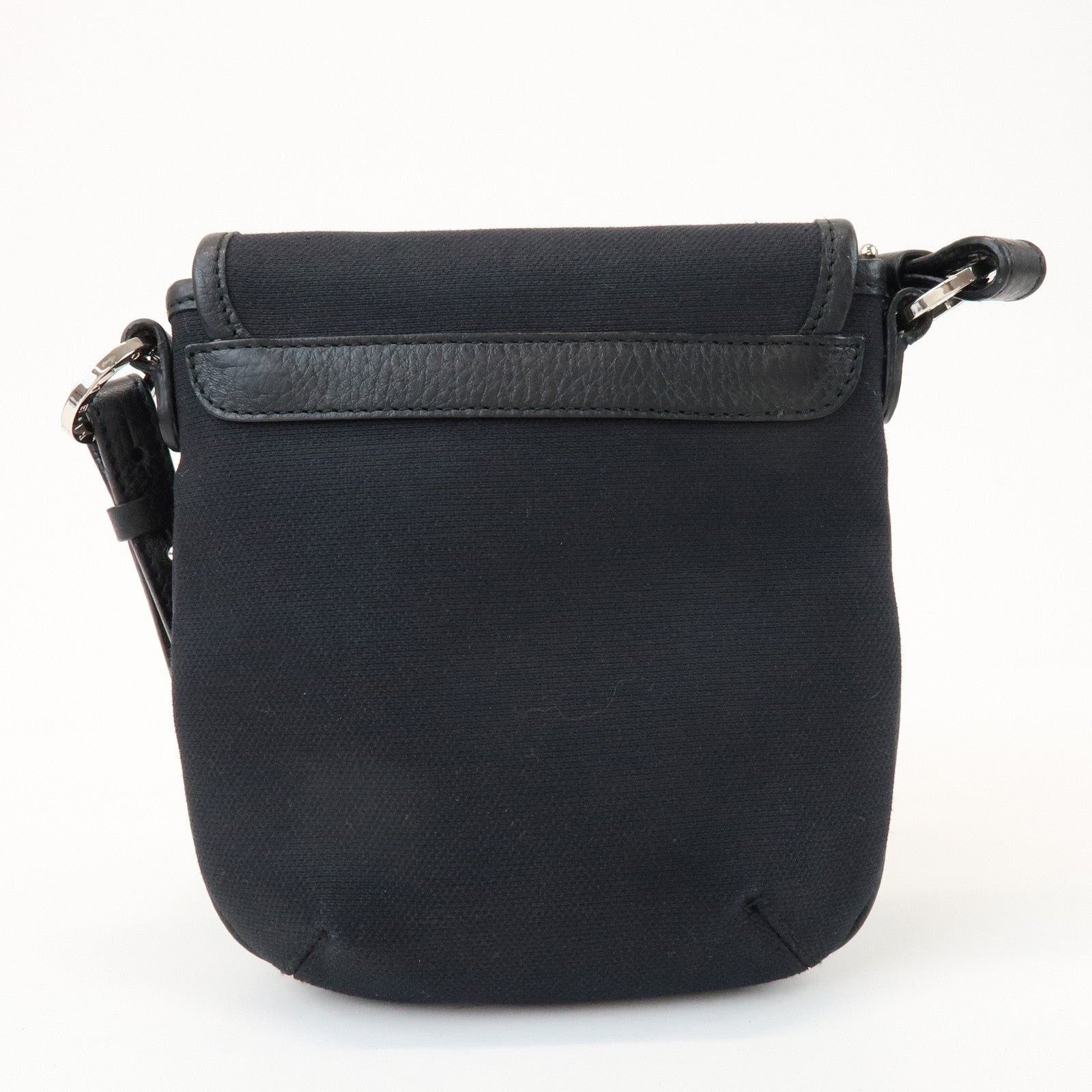 Bvlgari Bvlgari Canvas & Leather Crossbody Bag Black Size ONE SIZE - 2 Thumbnail