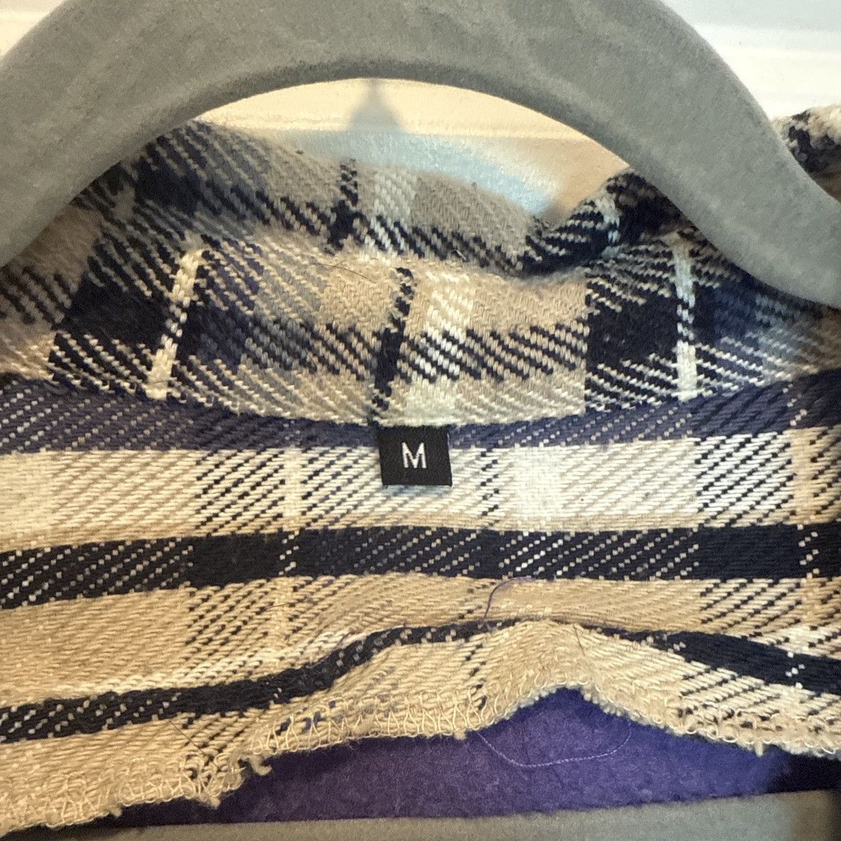 The GV Gallery Gv Gallery Purple Flannel Zip Up Hoodie Size US M / EU 48-50 / 2 - 3 Thumbnail