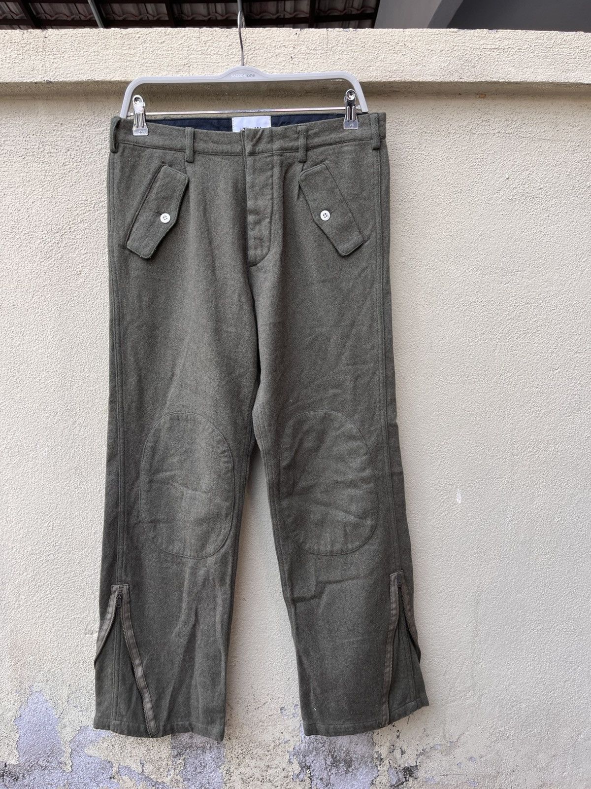 Japanese Brand ThaW military wool pants Size US 31 - 1 Thumbnail