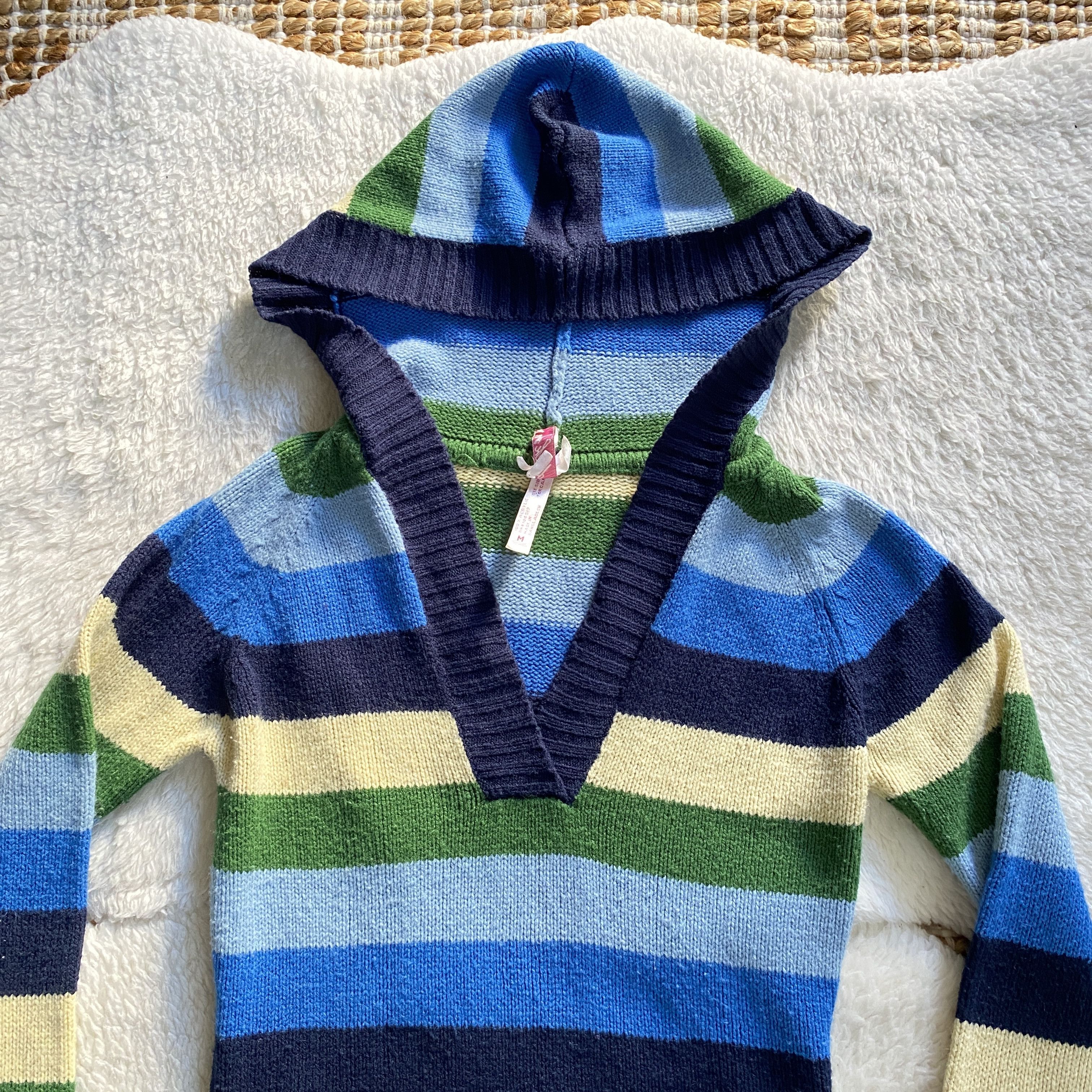 Other Y2K Striped Hoodie Sweater Women’s Medium Cozy Knit Size M / US 6-8 / IT 42-44 - 10 Thumbnail