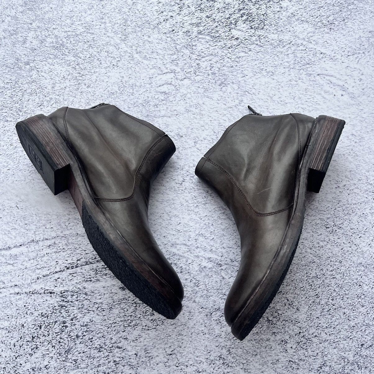 Designer × MoMA Moma design leather zip ankle mens boots Size US 8 / EU 41 - 3 Thumbnail