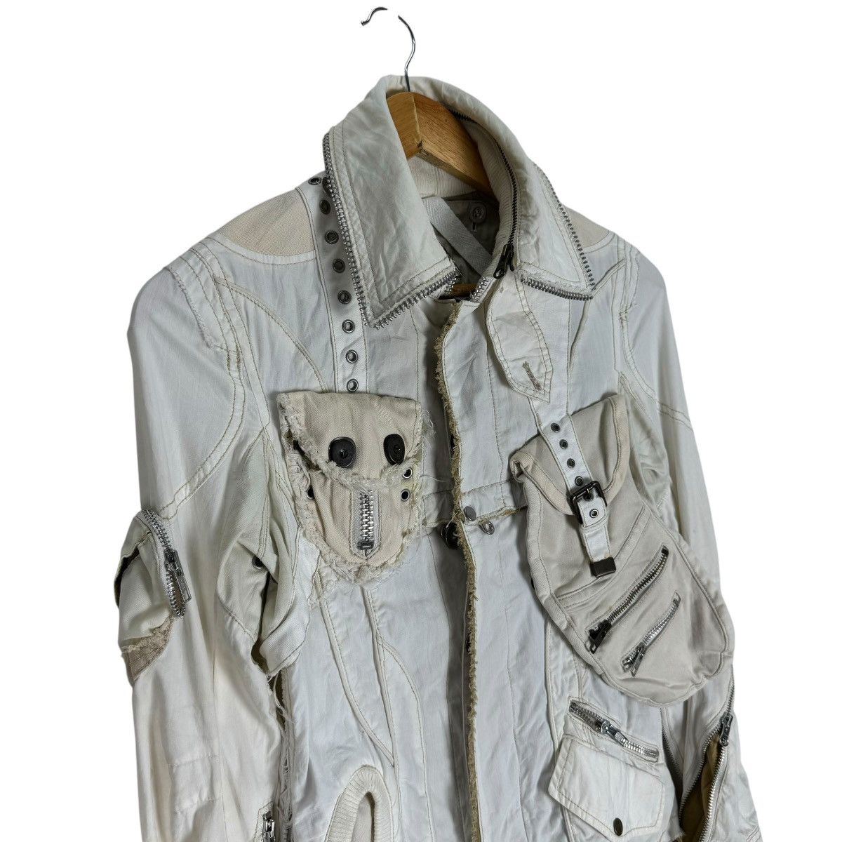 Le Grande Bleu (L.G.B.) 🌟00s L.G.B PARACHUTE DETACHABLE HOLSTER JACKET Size US XS / EU 42 / 0 - 5 Thumbnail