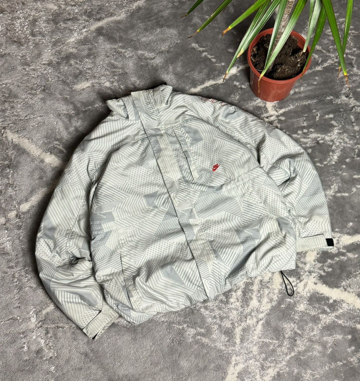 00s Nike Vintage Down Winter Jacket Airmax Drill