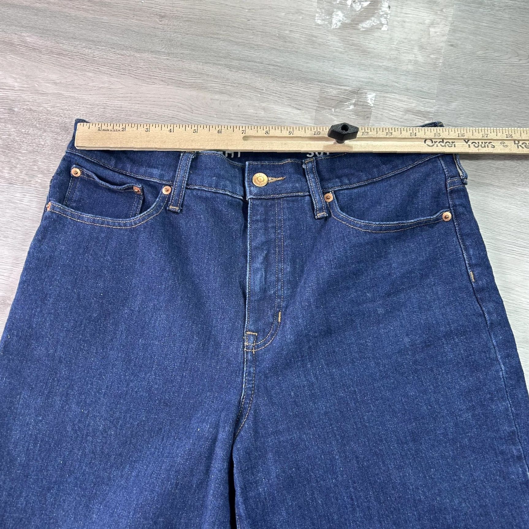 J.Crew J.CREW Classic Straight Jeans Mens 30x29 Blue Stretch Denim Dark Wash Pants Size US 30 / EU 46 - 6 Thumbnail