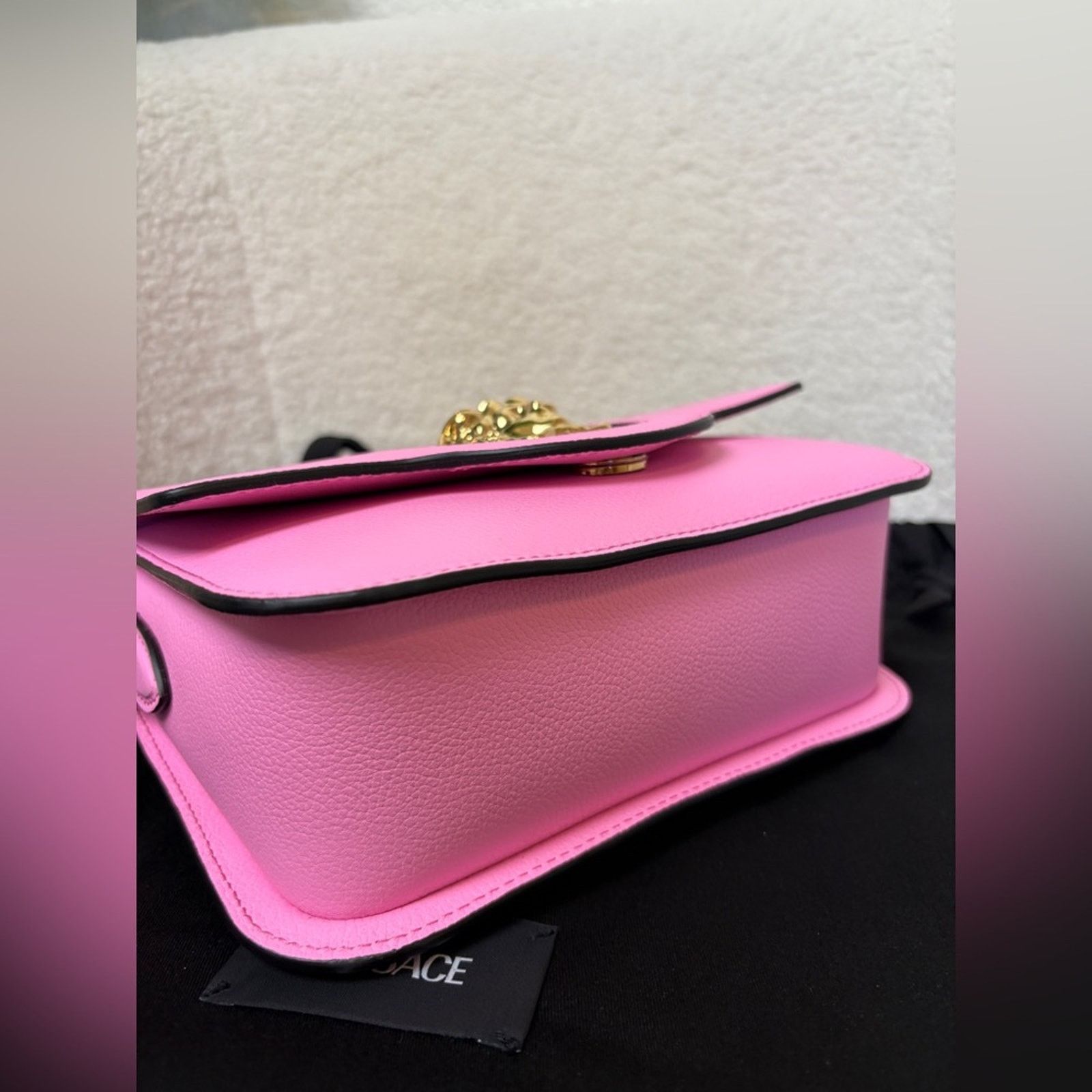 Versace Versace Pink la Medusa Crossbody Bag with Gold Hardware NWT Size ONE SIZE - 7 Thumbnail