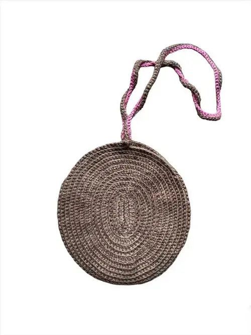 Other Handmade Knit Crochet Bag Vintage Avant Garde Size ONE SIZE - 4 Thumbnail