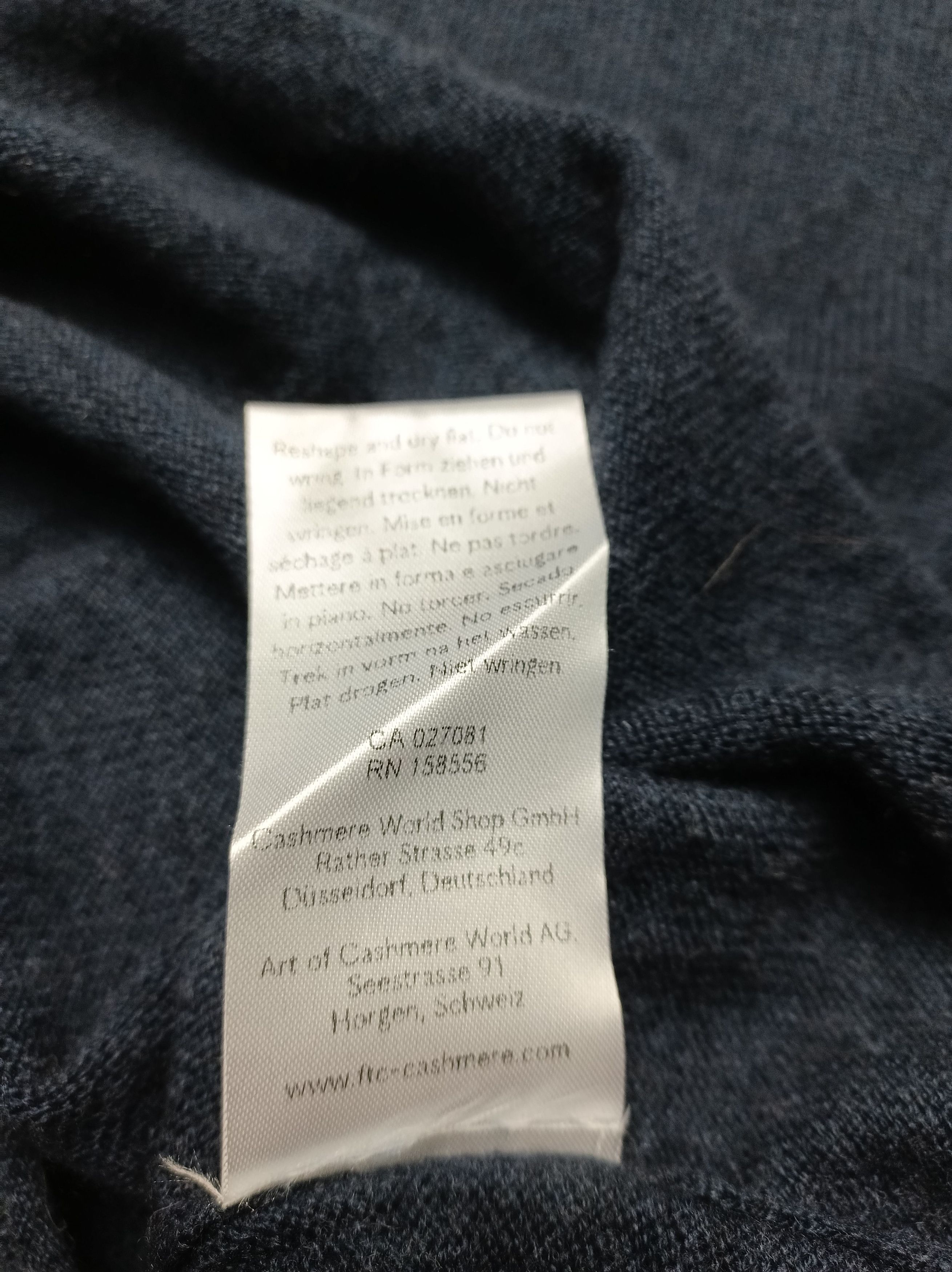 FTC FTC Cashmere Seacell Blue Sweater Jumper Size S Size S / US 4 / IT 40 - 9 Thumbnail