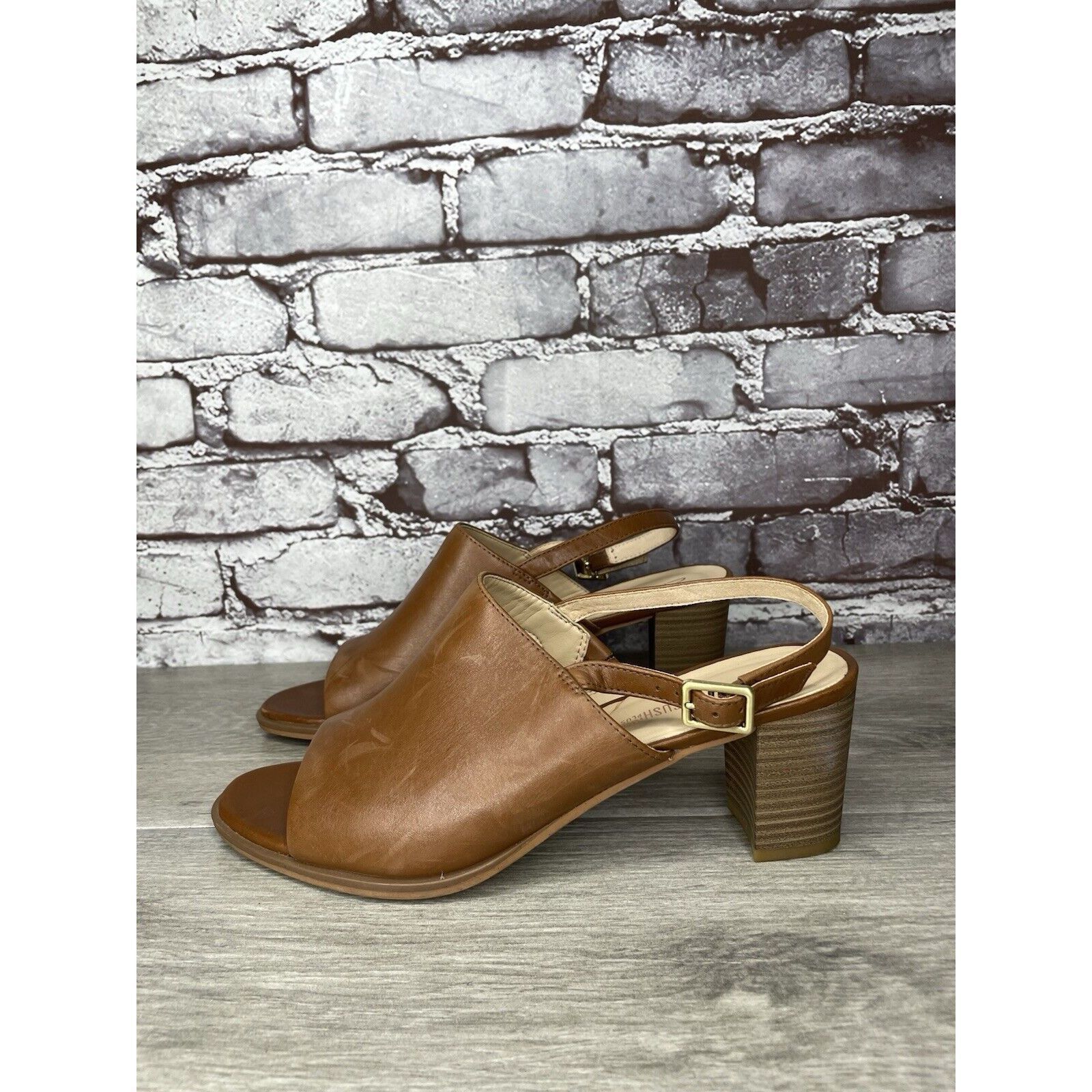 Clarks Clarks Brown Leather Casual Ankle Strap Open Toe Sandals Wom Size US 8.5 / IT 38.5 - 1 Thumbnail