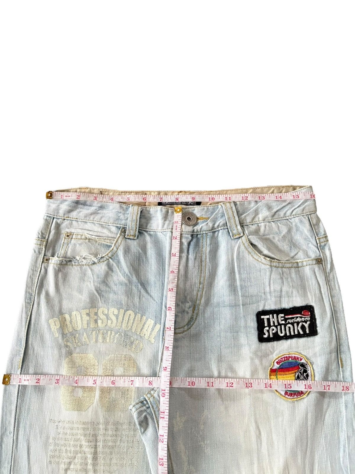 Diesel Vintage Japanese Brand Surfers Patches Loose Jeans Size 32" / US 10 / IT 46 - 6 Thumbnail