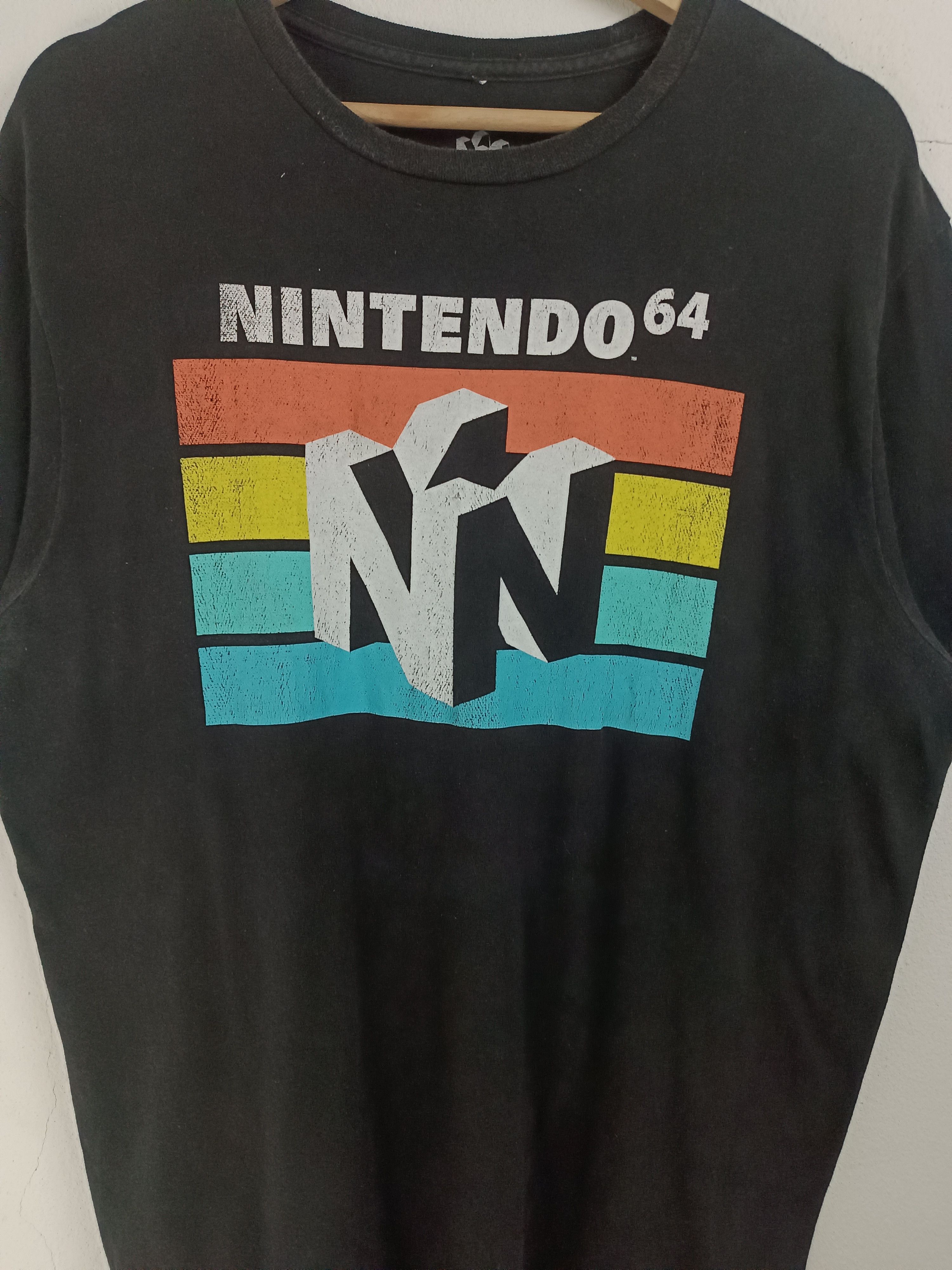 Nintendo VINTAGE NINTENDO64 BOG LOGO TEE games ps5 gameboy Size US L / EU 52-54 / 3 - 10 Thumbnail
