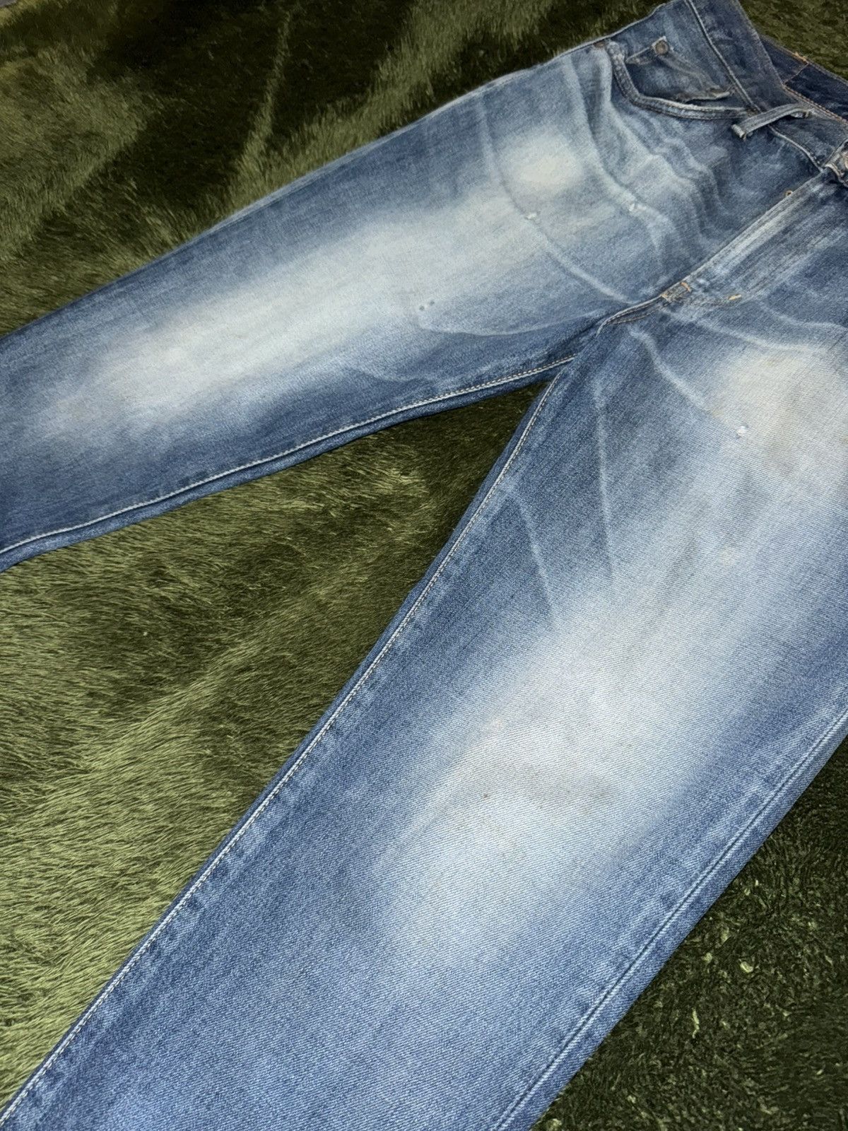 Edwin [33] EDWIN 503 Vintage Washed Denim Pants Made in Japan Size US 33 - 7 Thumbnail