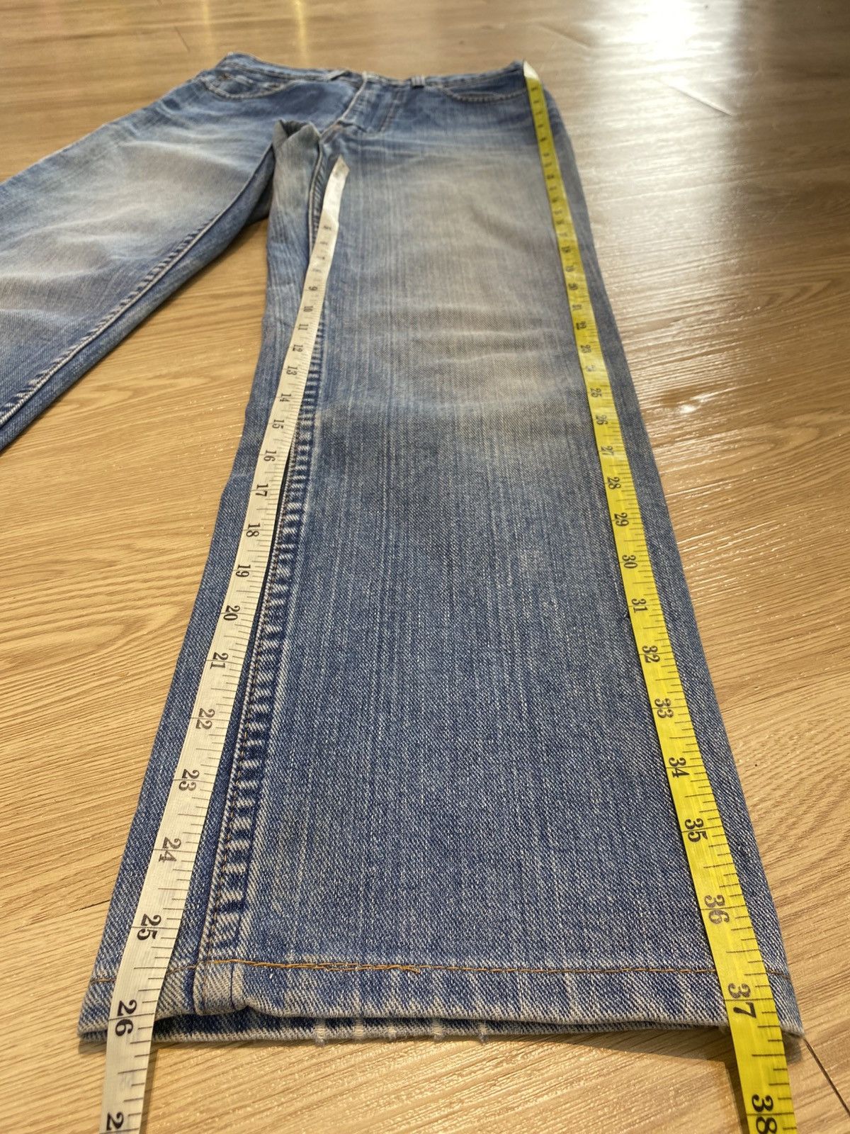 Levi's Vintage Clothing Levi’s Vintage Faded Straight Cut Denim Jeans Size US 26 / EU 42 - 13 Thumbnail