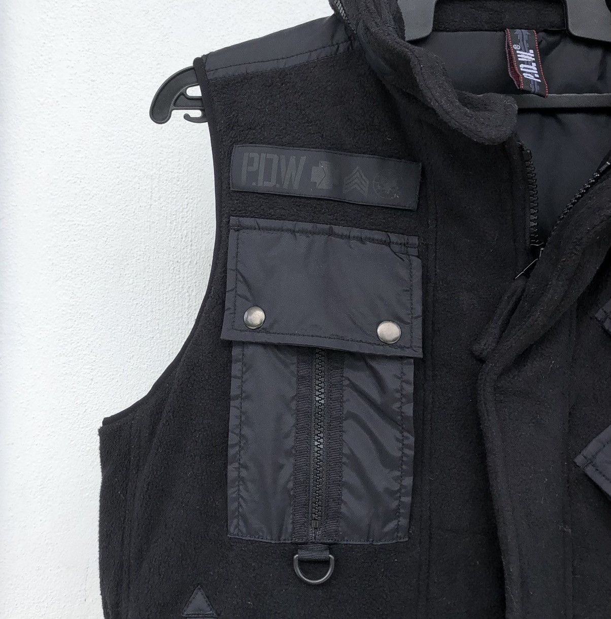 Japanese Brand P.D.W Thermolite Multi Pocket Tactical Fleece Vest Jacket Size US L / EU 52-54 / 3 - 3 Thumbnail