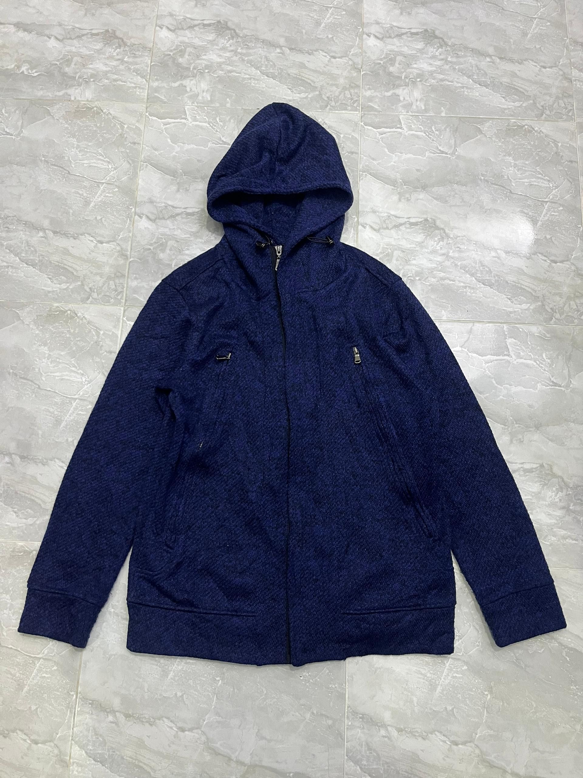 Japanese Brand Growth by Grail Textured Zip Hoodie Japan Size US M / EU 48-50 / 2 - 9 Thumbnail